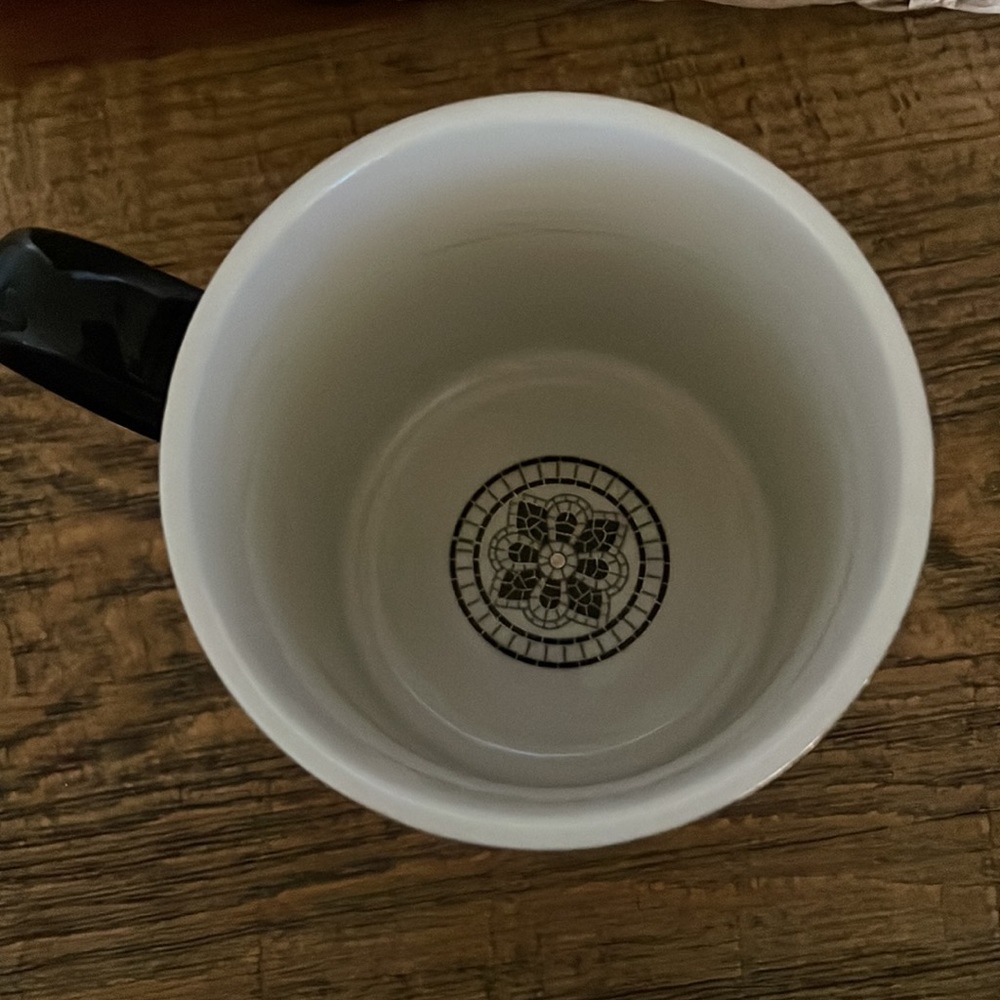 Anthropologie letter F mug. Beautiful! Tiled design. - Picture 3 of 4